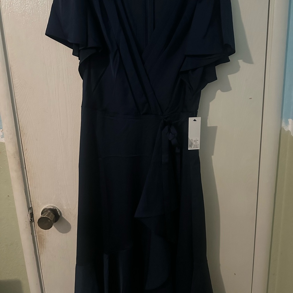 DKNY Midnight Blue High Low Dress